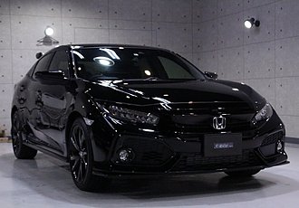 ホンダ・シビックハッチバックのガラスコーティング（リボルト・プロ）のイメージ